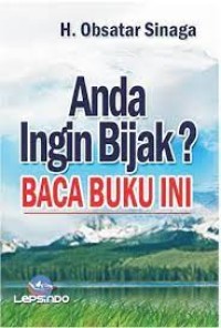 Anda Ingin Bijak?
BACA BUKU INI